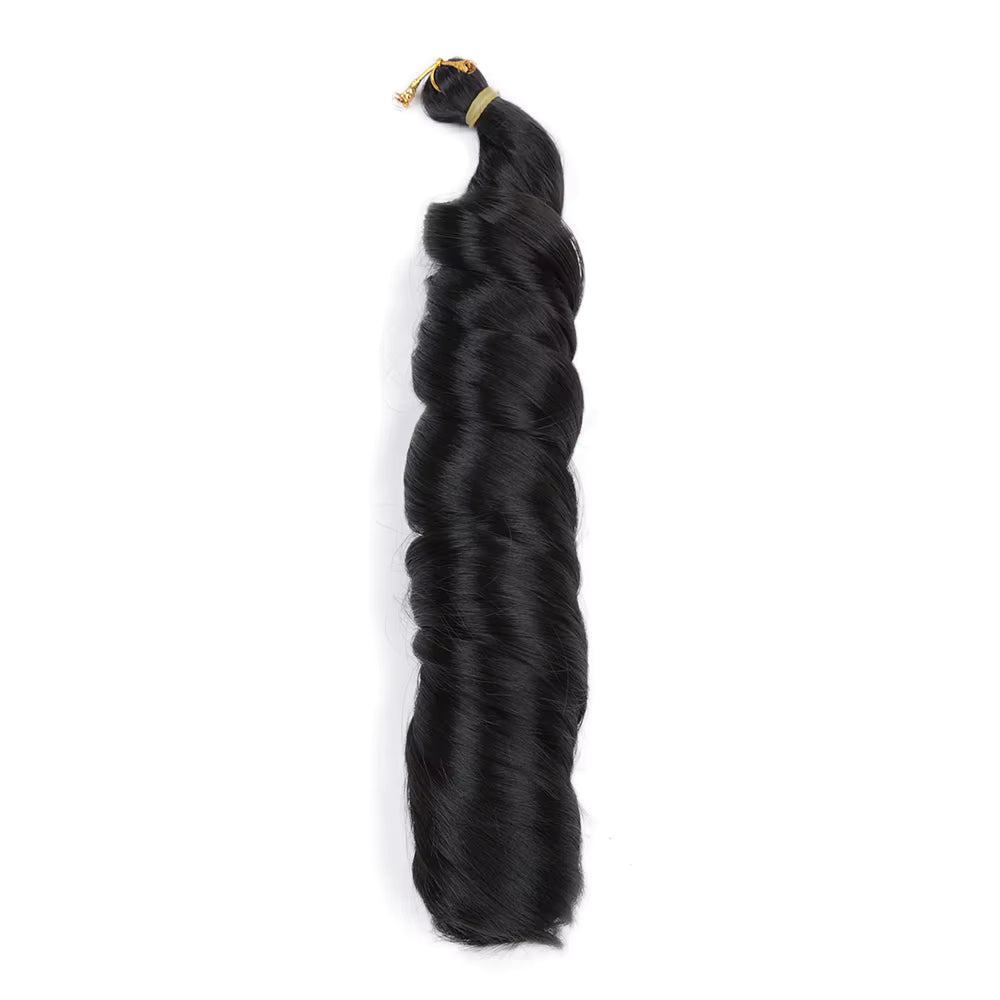 26" Loose Wave Spiral French Curls Synthetic Hair Extensions - 150g