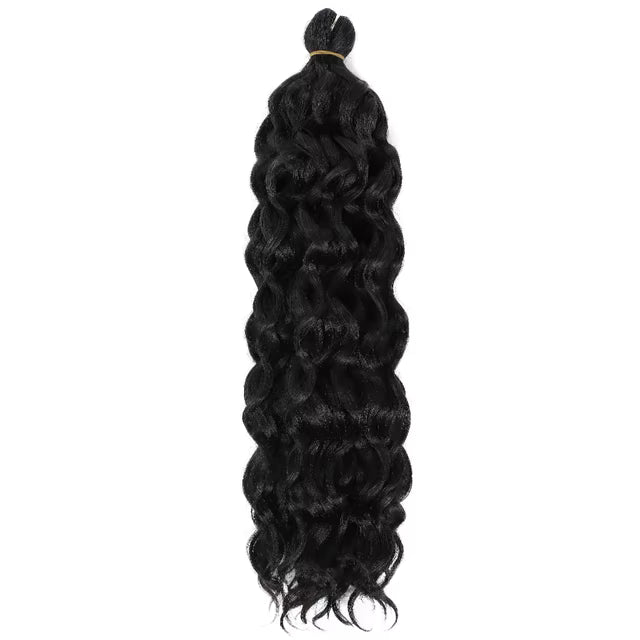 24 inch Hawaii Water Wave Ocean Wave Braiding Hair Extensions - 90g