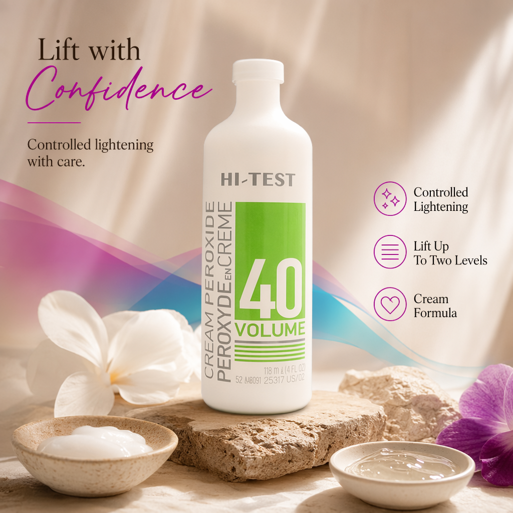 HI-TEST Cream Peroxide 40 Volume - benefit