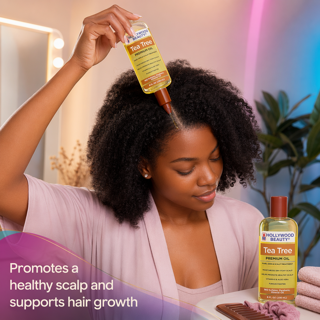 HOLLYWOOD BEAUTY Tea Tree Oil - usage