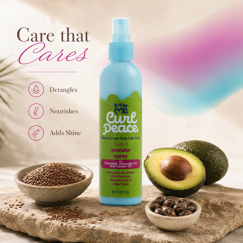 JUST FOR ME Curl Peace 5-n-1 Wonder Spray (8oz) - benefit