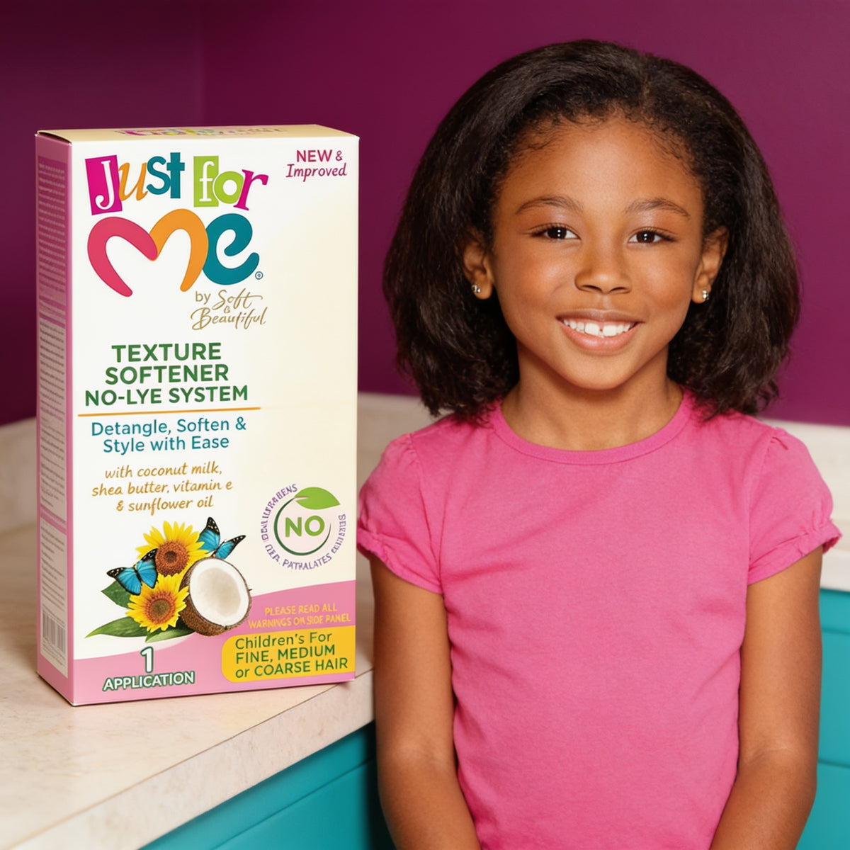 just for me no lye conditioning texture softener kit usage