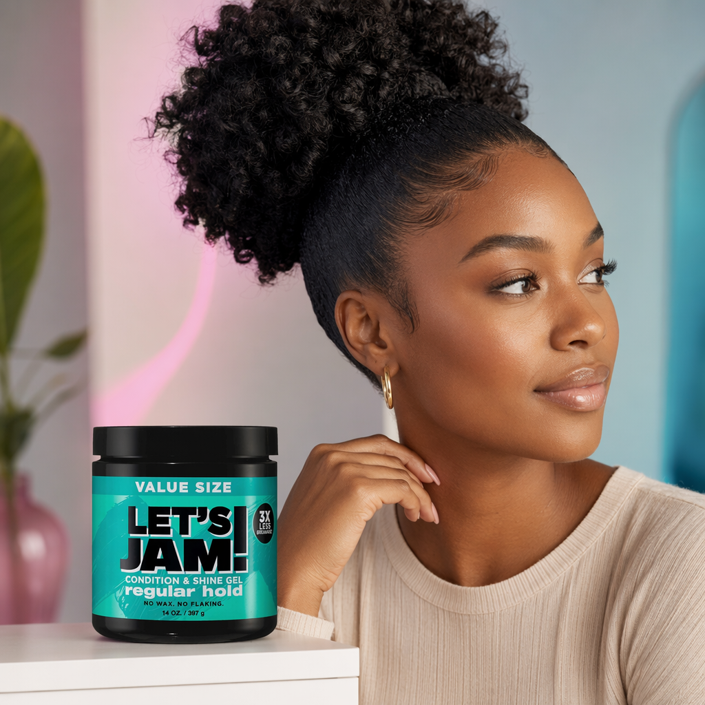 LET'S JAM Shining Gel Regular Hold (14oz) - result