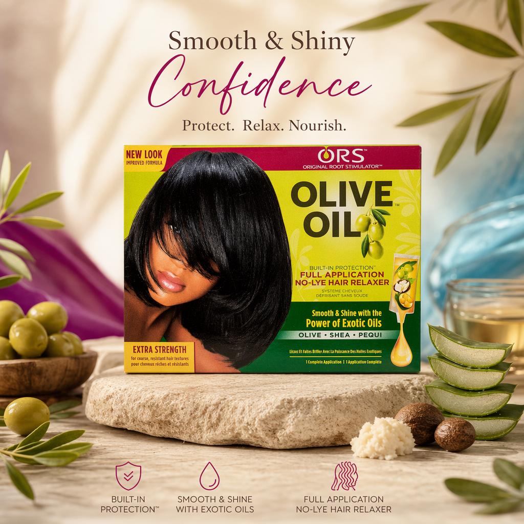 ORS Olive Oil Relaxer Kit [Extra Strength] - benefit