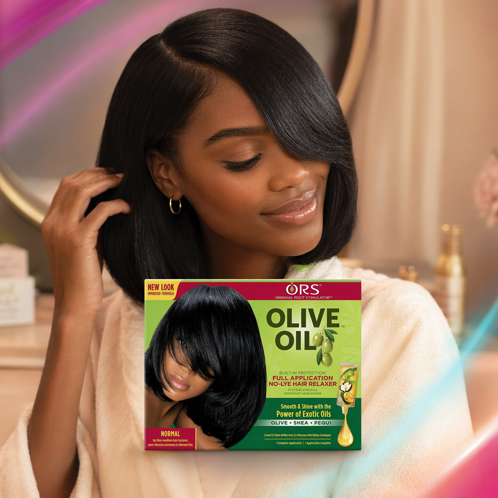 ORS Olive Oil Relaxer Kit [Normal] - result