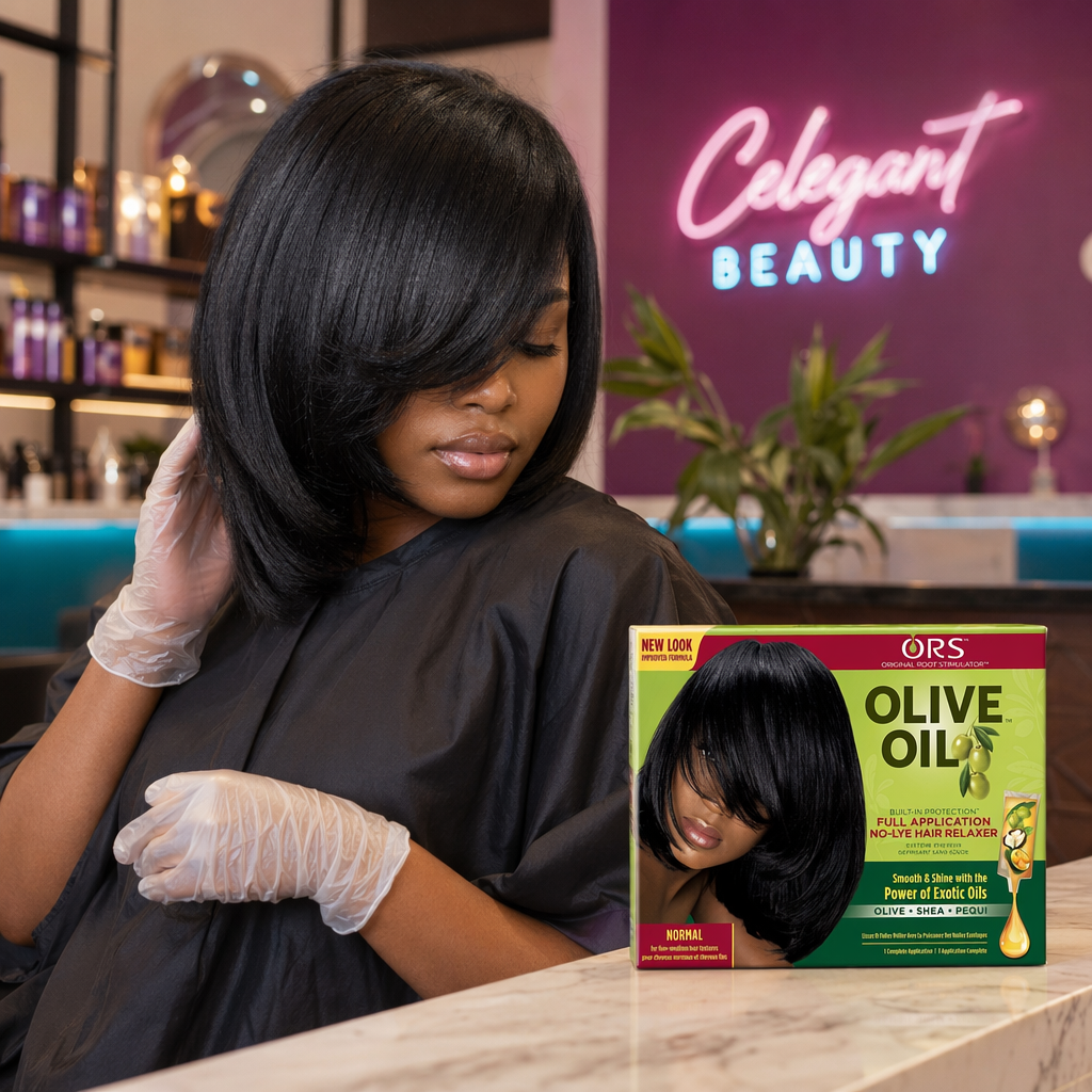 ORS Olive Oil Relaxer Kit [Normal] - usage