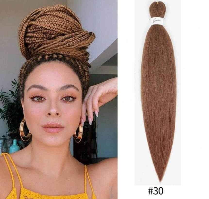 (5 Packs ) 26 Inches Long Easy Braid Synthetic Hair Extensions 3.2 oz (90g) - Celegant Beauty