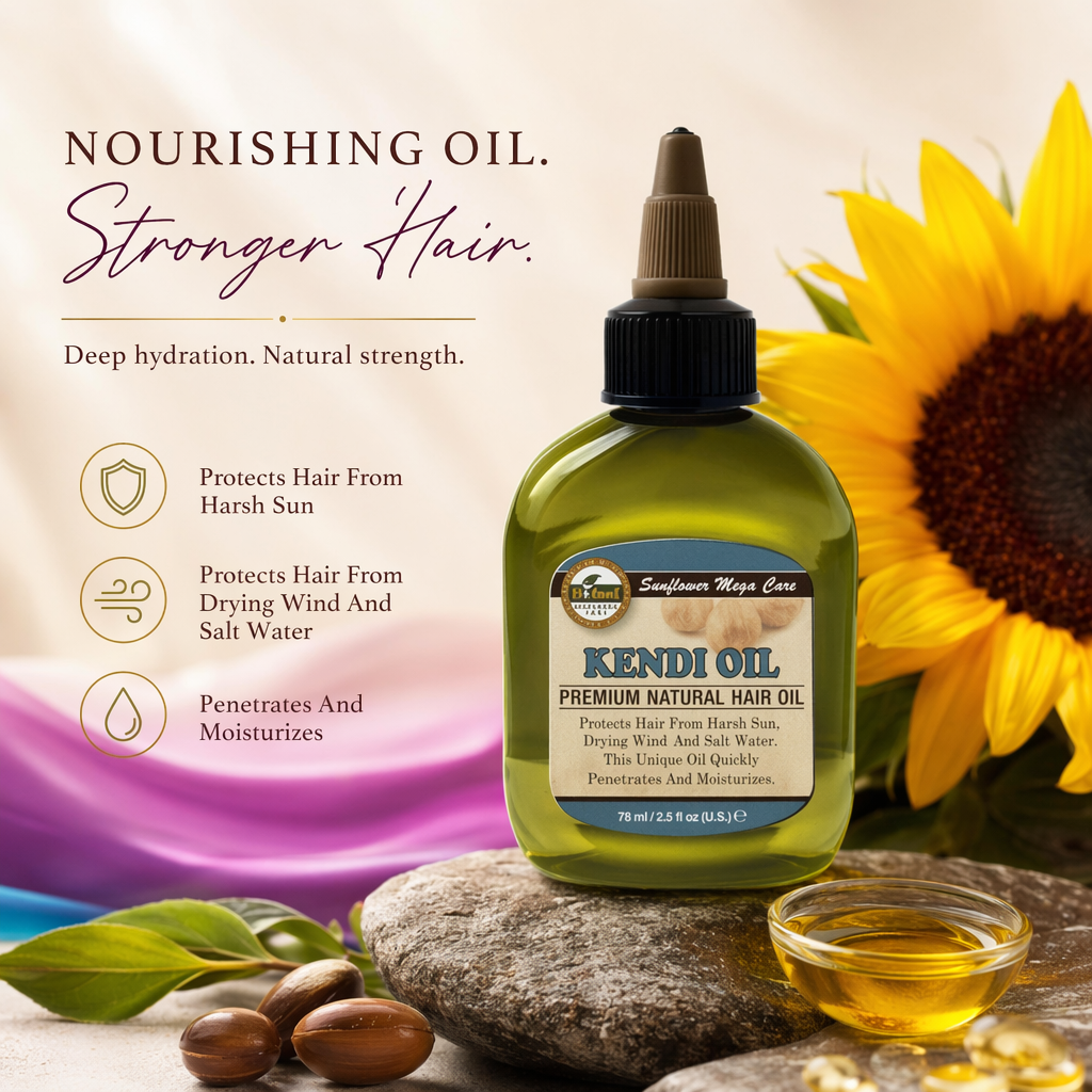 SUNFLOWER Difeel 99% Natural Blend Premium Hair Oil (2.5oz) - benefit