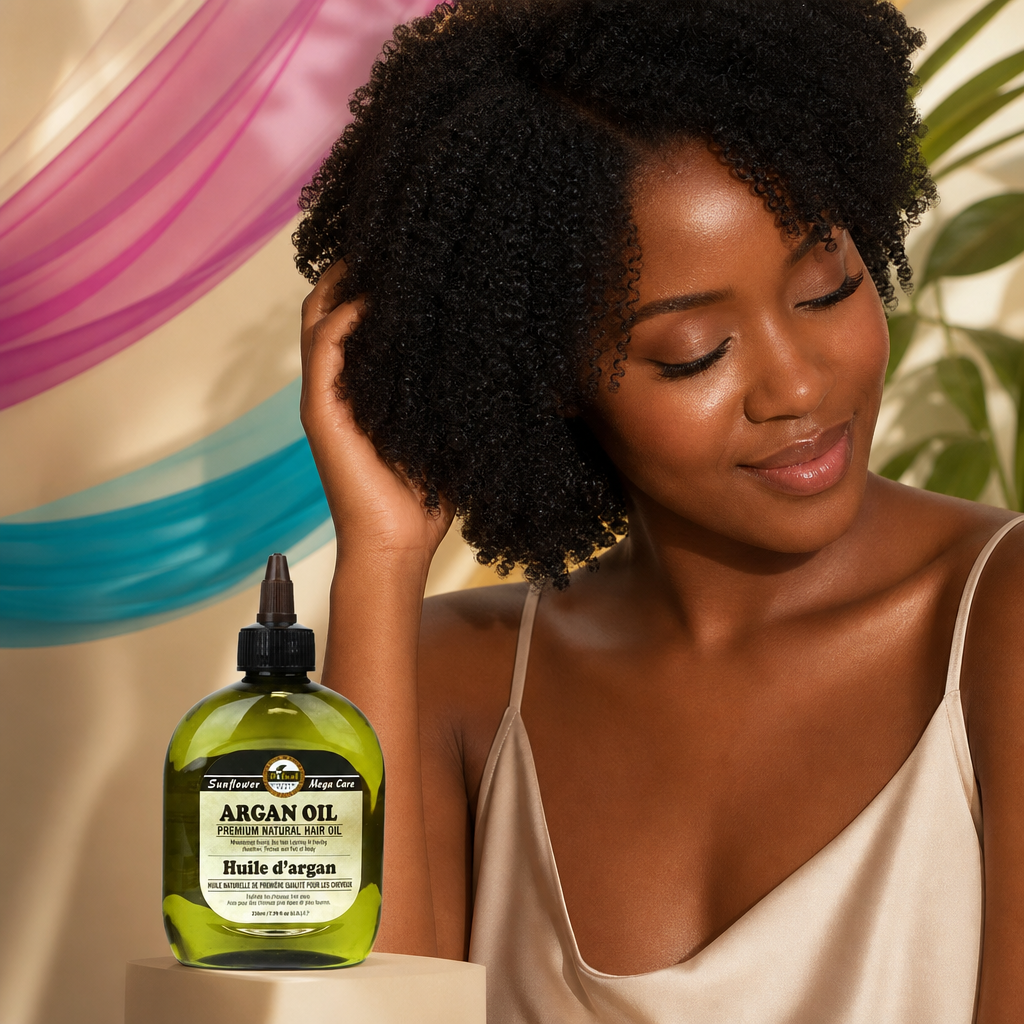 SUNFLOWER Difeel 99% Natural Blend Premium Hair Oil (7.78oz) - result