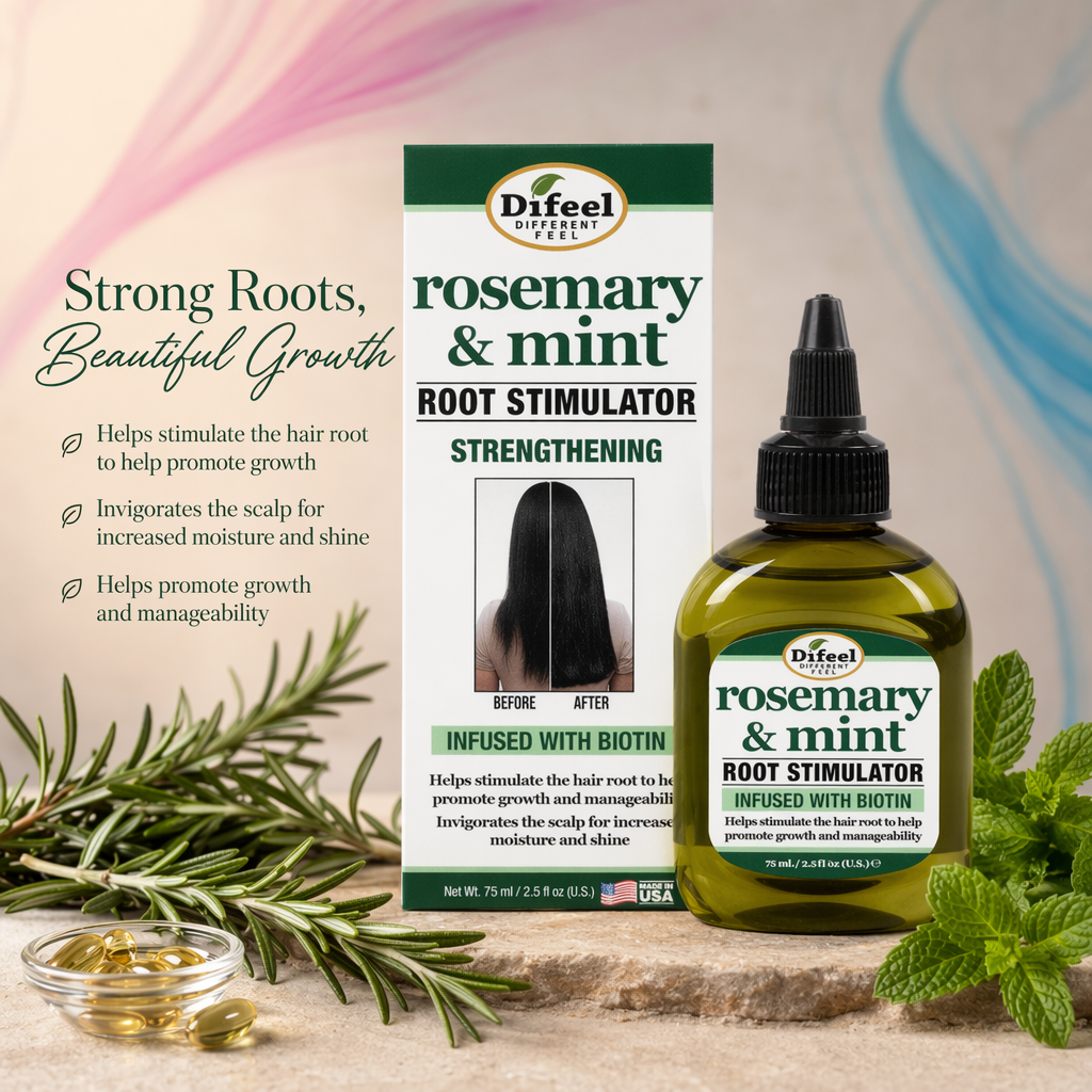 SUNFLOWER Difeel Rosemary Mint Leave In Root Stimulator - benefit