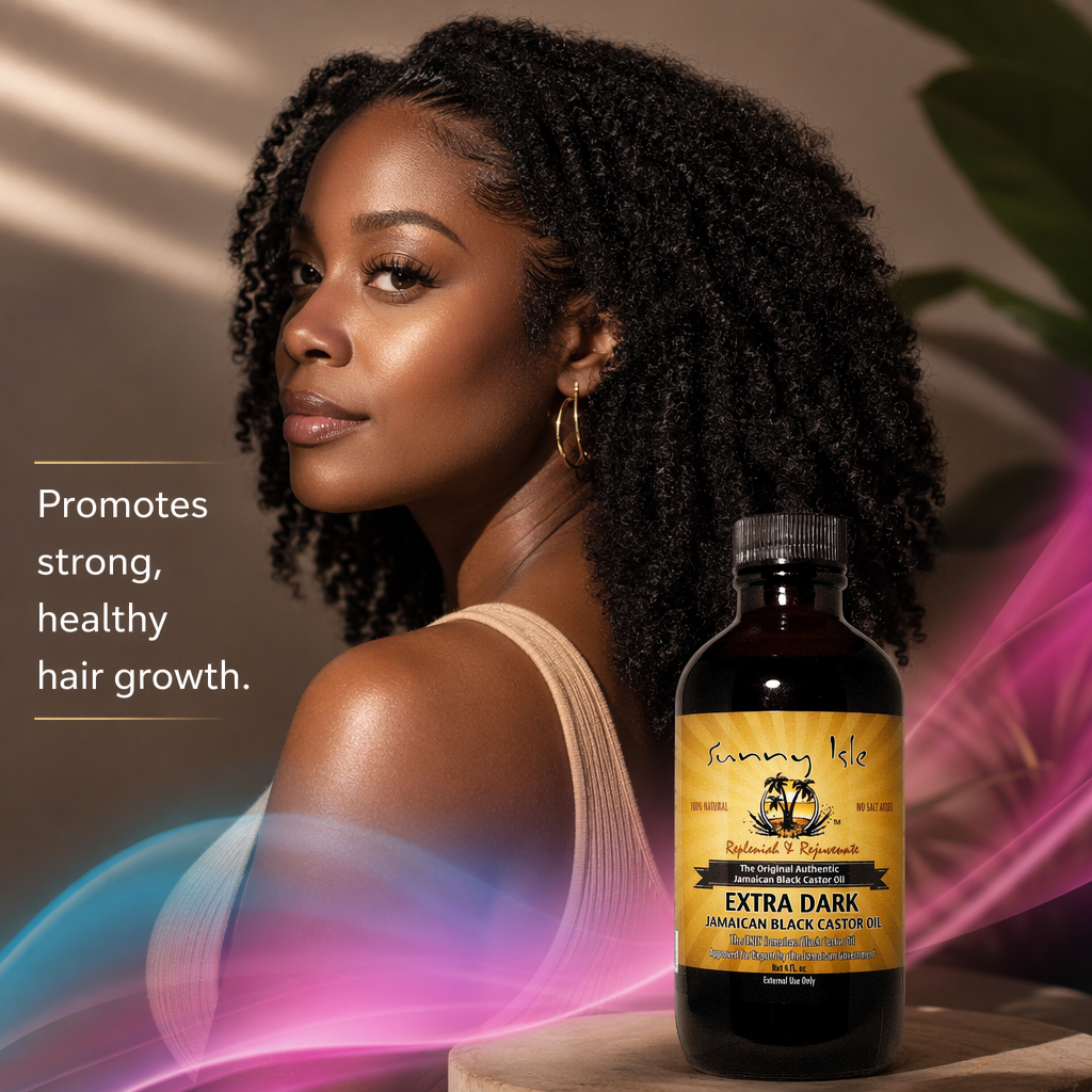 SUNNY ISLE Jamaican Black Castor Oil [Extra Dark] - result