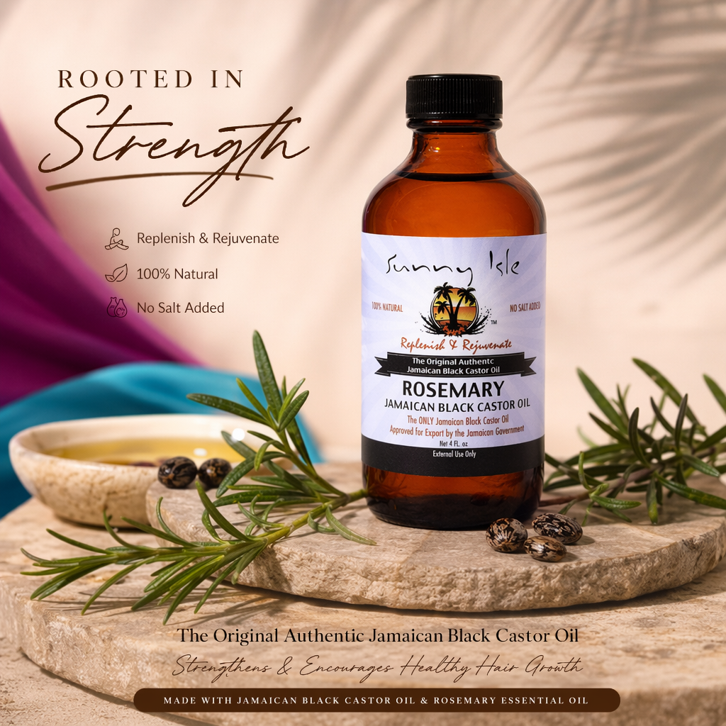 SUNNY ISLE Jamaican Black Castor Oil [Rosemary] - benefit