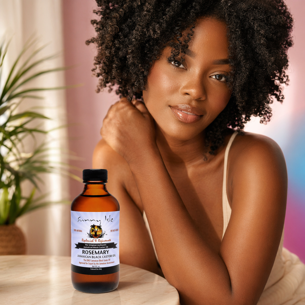 SUNNY ISLE Jamaican Black Castor Oil [Rosemary] - result