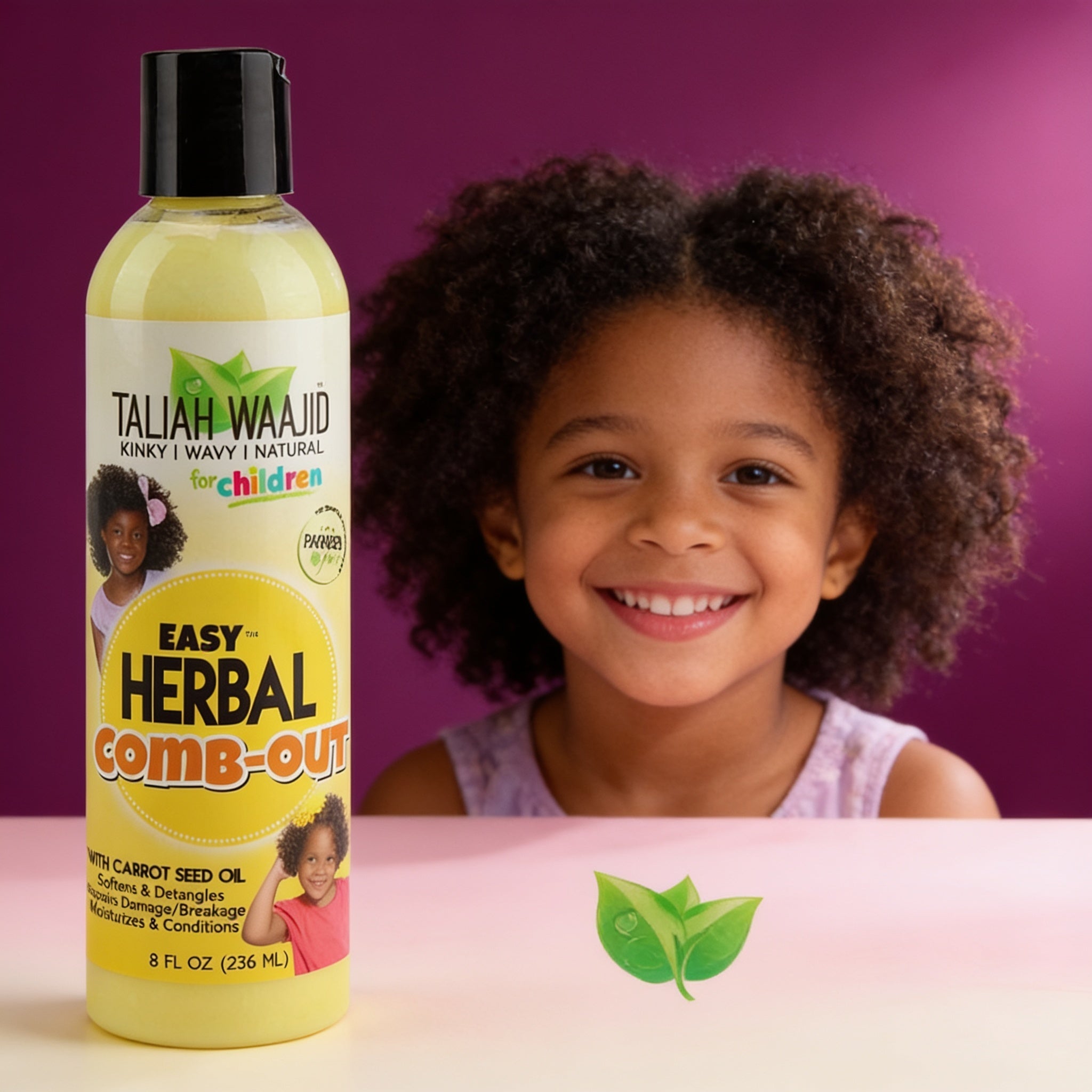 Taliah Waajid Children Kinky Wavy Natural Easy Herbal Comb-Out (8oz) - result
