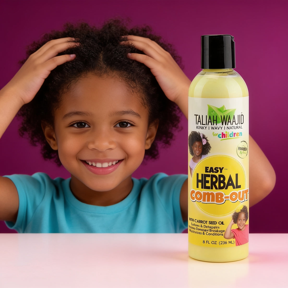 taliah waajid children kinky wavy natural easy herbal comb out 8oz 51135 usage