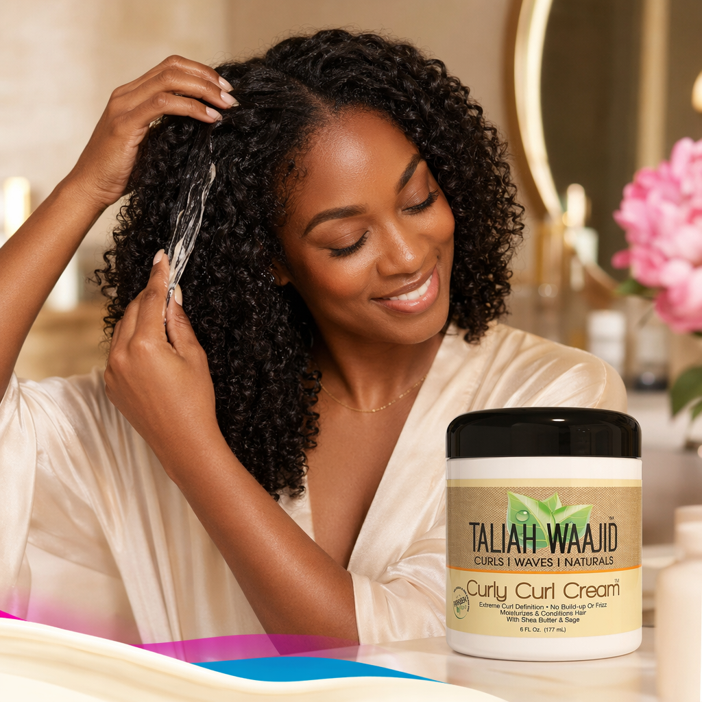 TALIAH WAAJID Curly Curl Cream - usage