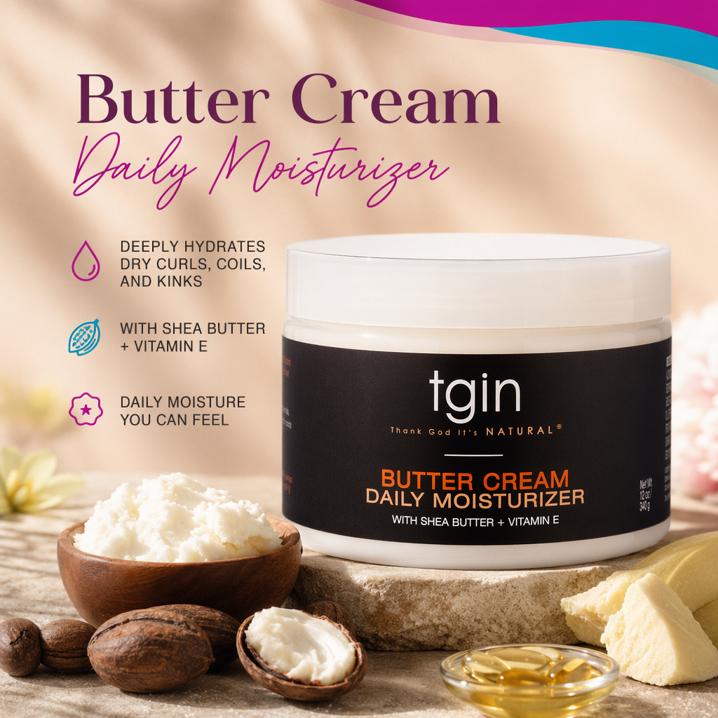 TGIN BUTTER CREAM Daily Moisturizer (12oz) - benefit