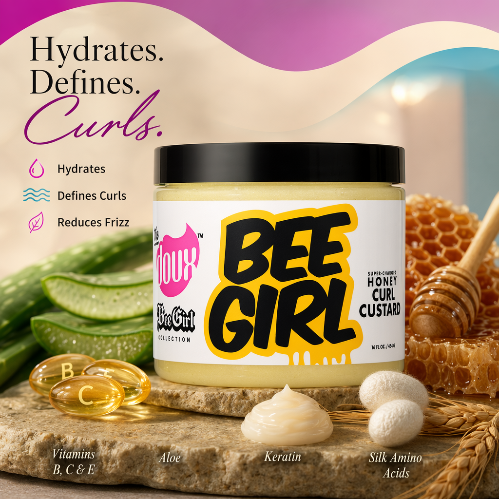 THE DOUX Bee Girl Honey Curl Custard (16oz) - benefit