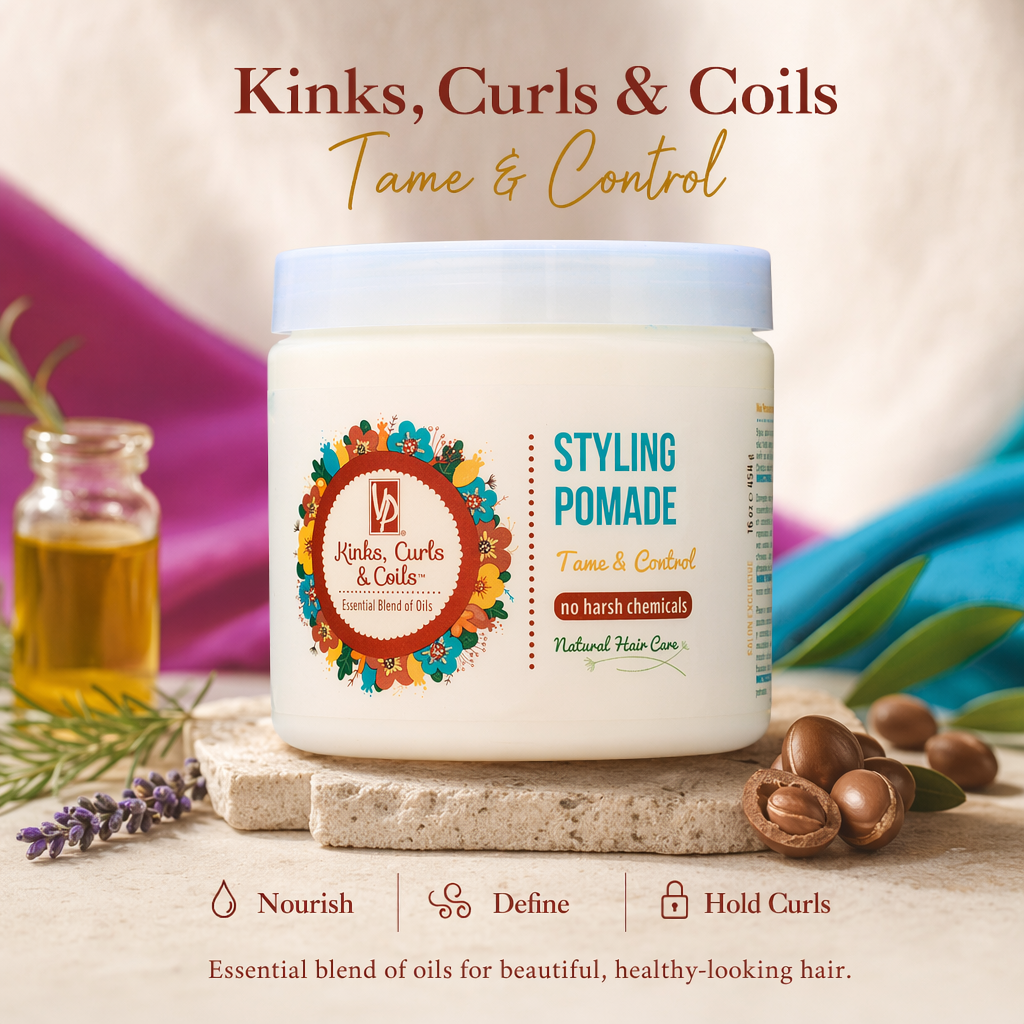 VITALE PRO Kinks, Curls & Coils Styling Pomade (16oz) - benefit