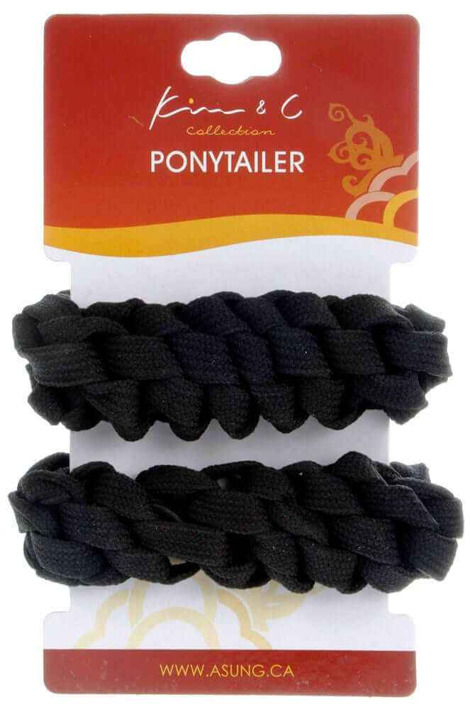KIM & C 2pcs Braided Ponytailers